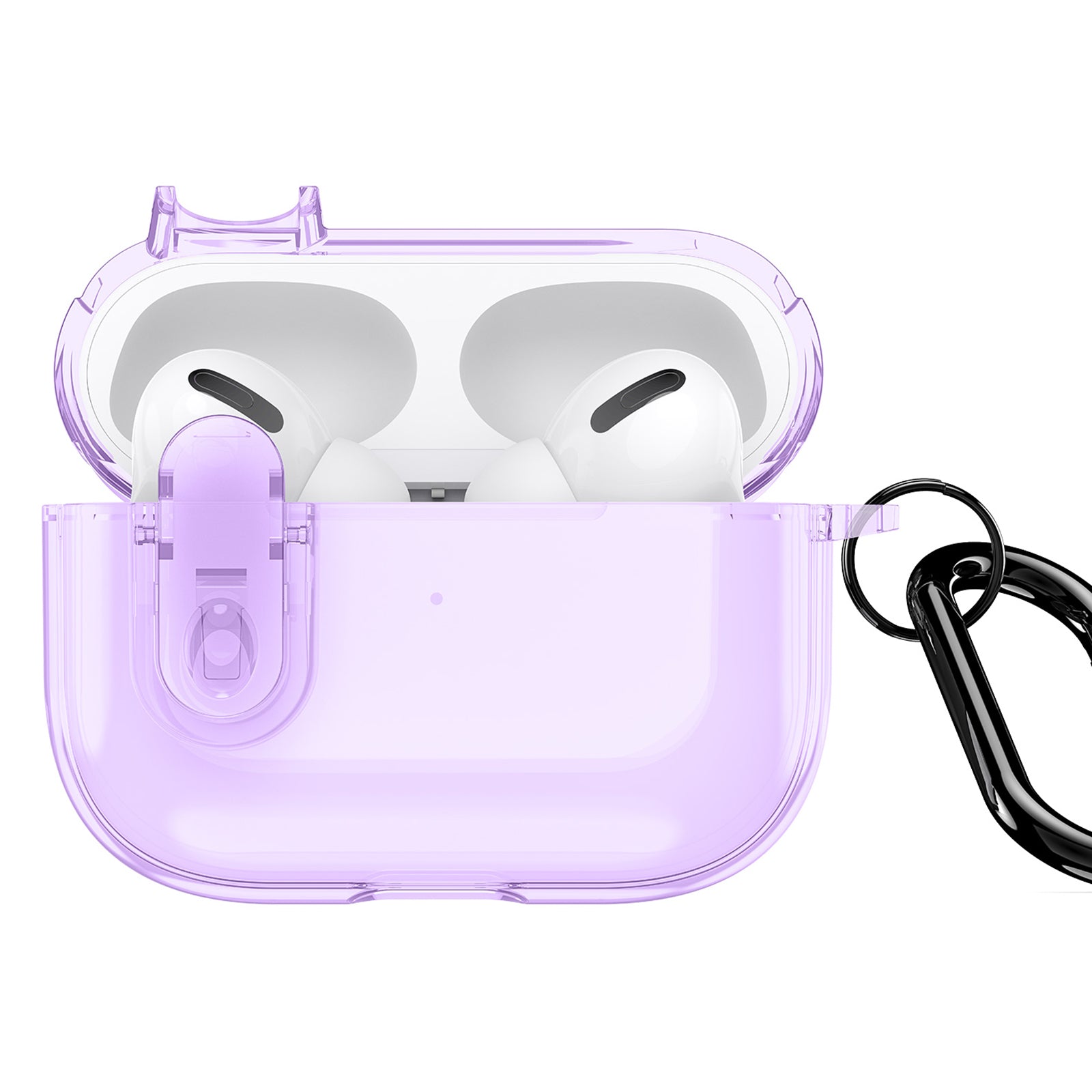 DUX DUCIS PECL Series for Apple AirPods Pro 2 Earphone Case TPU+PC Cover with Hanging Hook DUX DUCIS PECL Series for Apple AirPods Pro 2 Earphone Case TPU+PC Cover with Hanging Hook